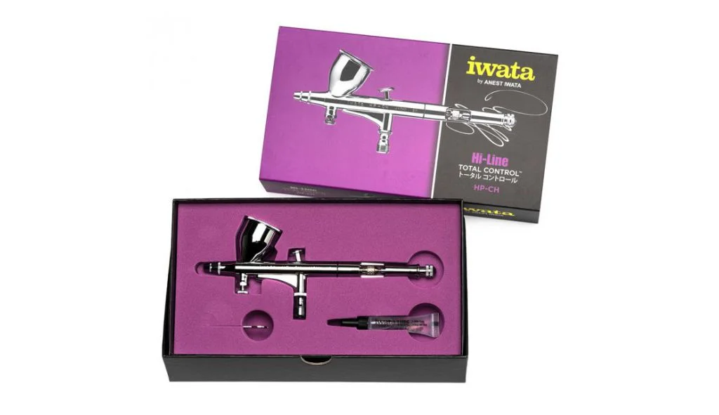 Iwata Hi-Line HP-CH Gravity Feed Dual Action Airbrush - Image 5